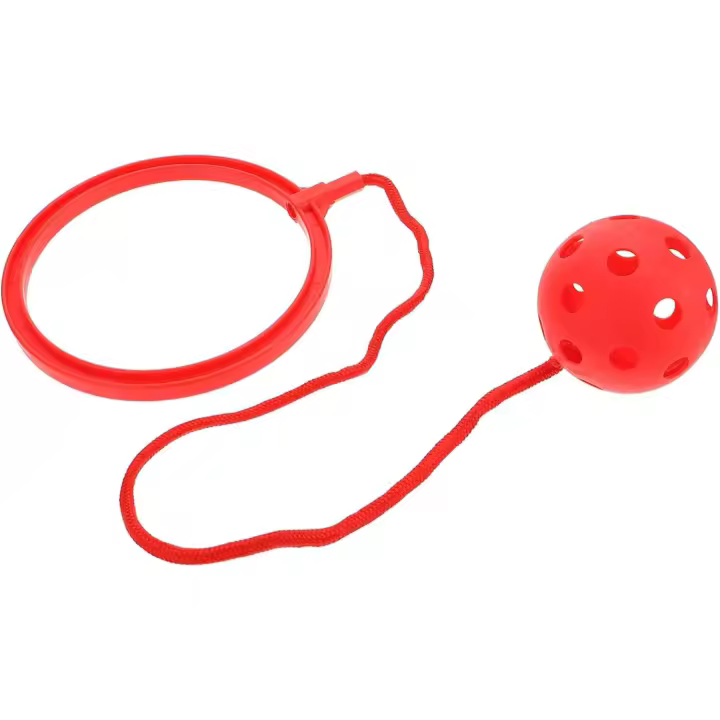 Entersports Set de Pelota Saltarina Brillante y Anillos de Fitness Coloridos para Niños - 1