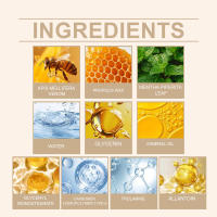 La crema calmante para el cuidado de la piel con propóleo reduce el enrojecimiento, la opacidad, la suavidad, la hidratación, la nutrición, el rejuvenecimiento y. - details 2