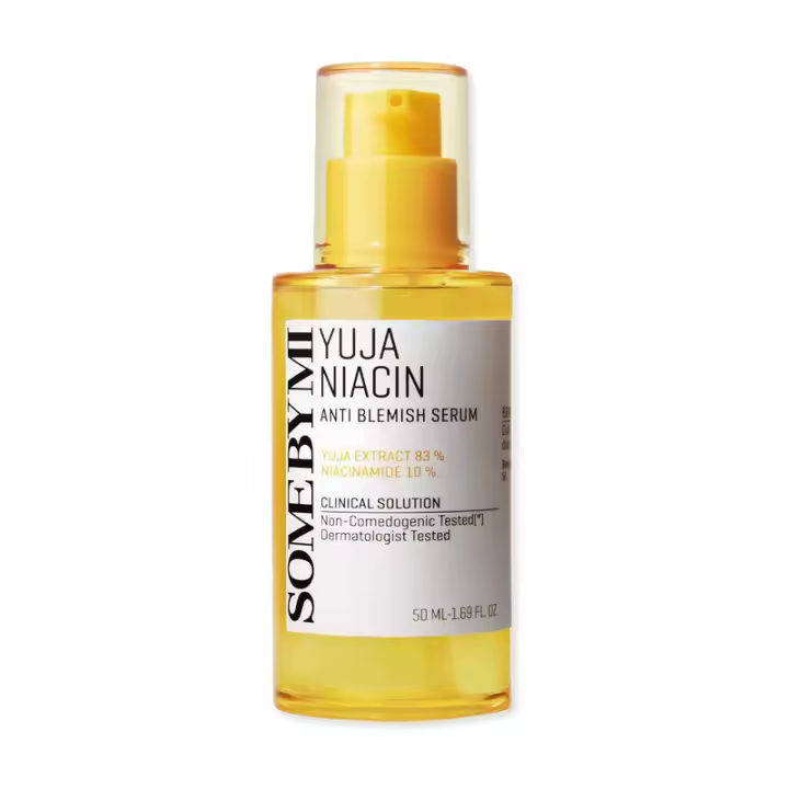 SOME BY MI Yuja Niacin Anti Blemish 1.69Oz, 50ml 10% Niacinamida y Vitamina C Suero corrector de manchas oscuras Iluminador facial - 1