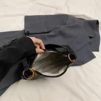 Bolso de Hombro para Mujer con Cremallera, Bolso de Media Luna, Piel Sintética de PU, Bolso Tipo Hobo para Viaje - details 3
