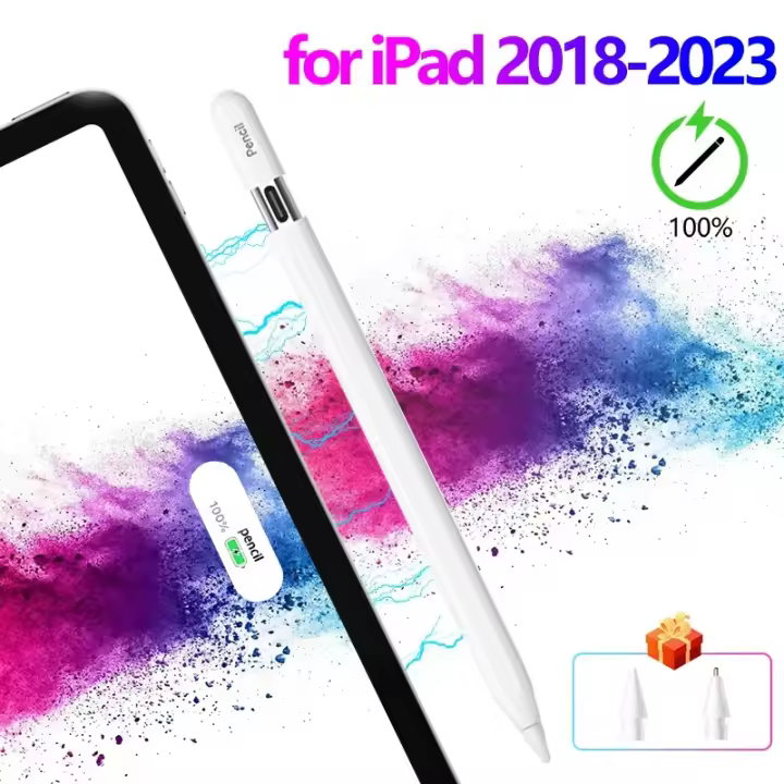 Lápiz de carga inalámbrica para iPad, USB-C, 2, 1, Stylus, Air 4, 5 - 1