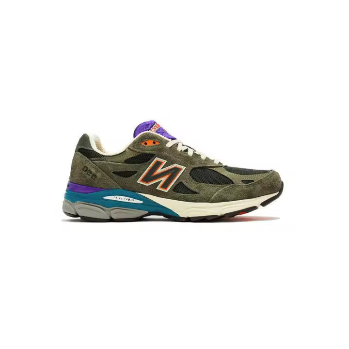 LETEN Auténtico 100% NB 990 V3 Rosa Gris M990DT3 Zapatos para correr Pegatinas de pared - 1