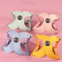 Arnés para perro en forma de X, chaleco suave y transpirable, correas para el pecho para cachorros y gatos, correa ajustable para el pecho para mascotas al aire libre - details 4