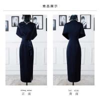 Fei Mengyi rojo verano estilo francés industria pesada lentejuelas pegatina temperamento falda dividida vestido 49735 - details 12