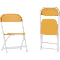 10 sillas Plegables de plástico para niños, Color borgoña, Juego de 10 - details 33