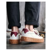 Zapatos Casuales para Hombres de Primavera Nuevos Zapatos Blancos Versátiles con Forro de Tela y Suela Mixta - details 5