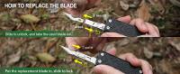 NexTool-cuchillo multiherramienta de bolsillo E1, cuchillo plegable 10 en 1, tijeras, alicates, sierra, senderismo al aire libre, Camping, equipo EDC, multiherramienta plegable - details 1
