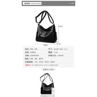 Bolso de mano de piel de vaca y cuero para mujer, bolso de gran capacidad, bolso de hombro con patrón impreso Retro, bolso cruzado femenino, nuevo - details 30