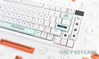 Teclas PBT de 141 teclas para juegos, Teclado mecánico MX Switch, juego blanco Simple, perfil XDA, sublimación DIY - details 13