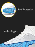 Zapatos de fútbol de alta calidad para hombres, botines de fútbol para niños pequeños, zapatillas de entrenamiento de fútbol de cuero, zapatos de tacos de fútbol al aire libre - details 6