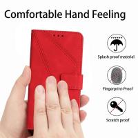 Para Honor 200 Pro 5G Tarjetero Funda de cuero para teléfono Líneas impresas - details 2