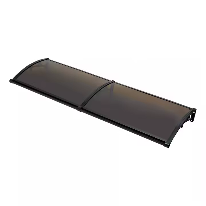 Toldo de aluminio para puerta delantera, protección contra el sol Uv, para balcón y el hogar - 1