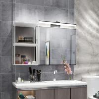 Lámpara LED de 32W Lámpara de espejo Aplique Blanco Frio 6000K Luz natural para Espejo Muebles de Maquillaje Aparato Montado en la Pared, Negro, 120CM - details 36