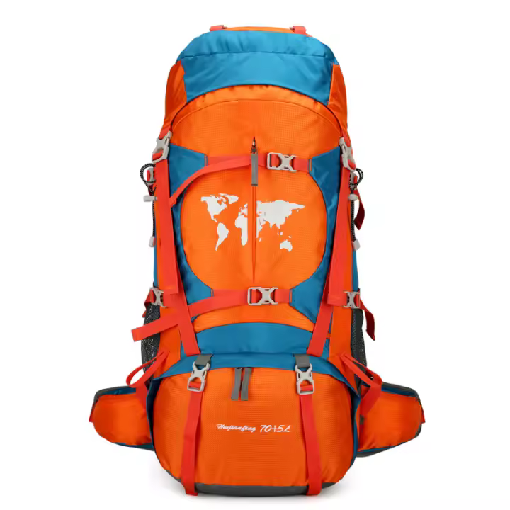 70 litros de gran capacidad bolsa de senderismo oxford tela al aire libre senderismo bolsa de hombro viajes camping soporte mochilas - 1