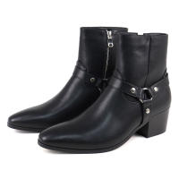 Botas Chelsea para hombre con hebilla británica puntiaguda - details 3