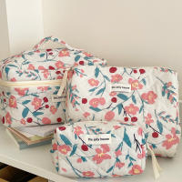 Set De 1 Pieza Bolso De Maquillaje Rosa Con Estampado De Flores Organizador De Viaje Premium Bolso De Cosméticos Bolsa De Hidratantes Bolsa De Toallas - details 4