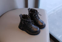 Botas De Goma Para Niños Y Niñas Invierno Cálidas Con Algodón Botas De Tobillo Doble Cierre De Cremallera Para Jardín De Infantes - details 6