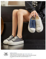 Zapatos blancos de piel de cerdo Wulacao Suela gruesa, estilo casual, deportivo para mujer - details 23
