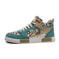 Zapatos de monopatín informales para hombre, zapatillas ligeras antideslizantes transpirables para exteriores, zapatos cómodos para caminar - details 20