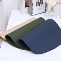 Manteles de Mesa de Estilo Nórdico Impermeables, Antideslizantes, Aislantes de Calor de Cuero PU para Mesas de Comedor - details 9