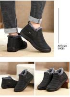 Botas de Nieve para Hombres Zapatos de Trabajo Impermeables con Forro de Piel - details 9