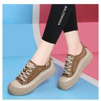Zapatos Deportivos de Cuero de Vaca para Mujeres Versátiles para Primavera y Verano Diseño Casual - details 10
