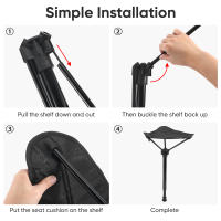 Taburete plegable ligero y portátil para acampar al aire libre, senderismo, hogar, silla de playa, duradero, resistente, de alta calidad - details 2