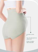 Pantis de Maternidad de Algodón de Cintura Alta Soporte Abdominal, Color Sólido, Transpirable para Mujeres Embarazadas Estilo BRIEF, Acolchado en Nylon, Retirable - details 9