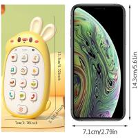 Juegos de Conejo para Niños Teléfono Móvil, Rompecabezas Masticable para Bebés, Teléfono Musical Multifuncional sin Batería para Hombres y Mujeres - details 8