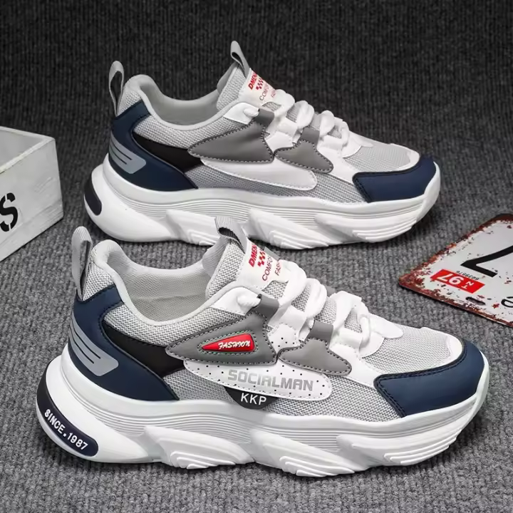Zapatos de papá Retro, zapatos informales viejos para hombre, nuevas zapatillas transpirables antideslizantes absorbentes de golpes, zapatos deportivos para correr para papá - 1