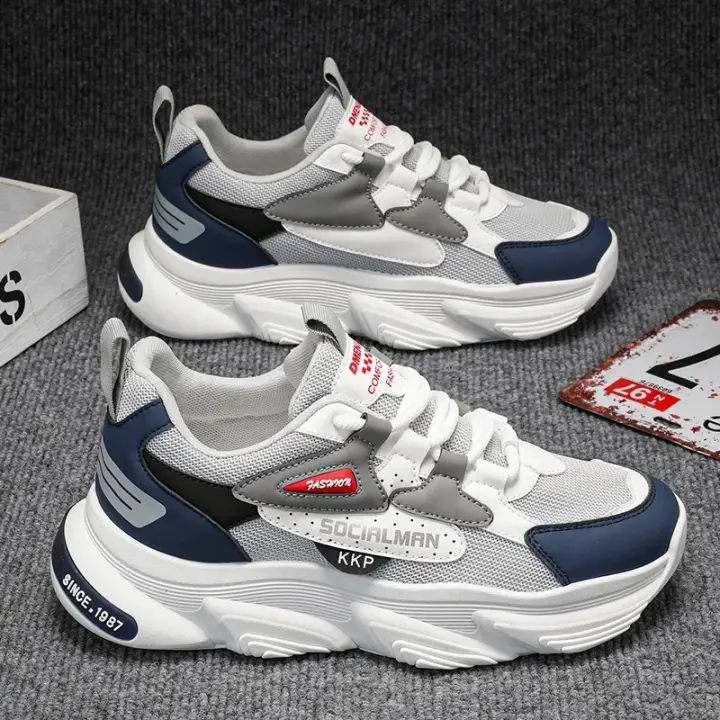 Zapatos de papá Retro, zapatos informales viejos para hombre, nuevas zapatillas transpirables antideslizantes absorbentes de golpes, zapatos deportivos para correr para papá - 1