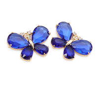 Colgantes de Mariposa de Vidrio de Zirconia de Brasso Dorado 18K Collar Aretes de Alta Calidad Accesorios de Joyería DIY - details 30