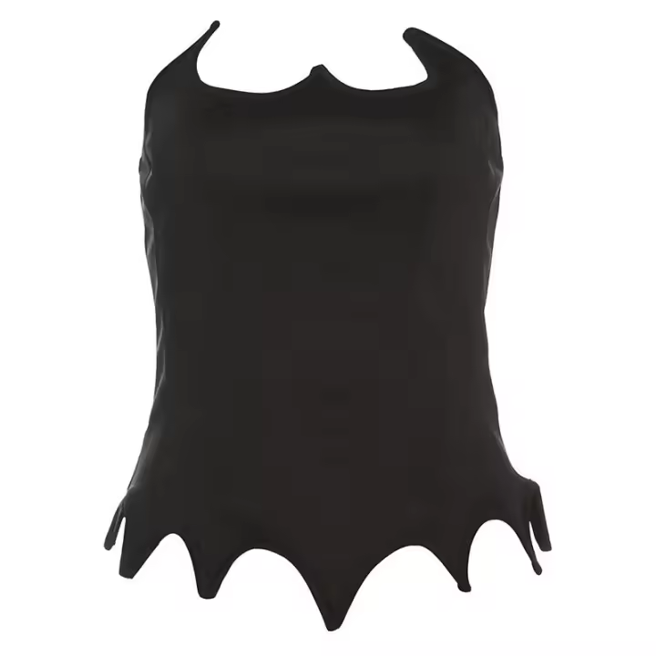 BUNO- Mini traje de falda por encima de la rodilla de calle alta para chica, sólido ajustado, falda halter sin espalda. - 1