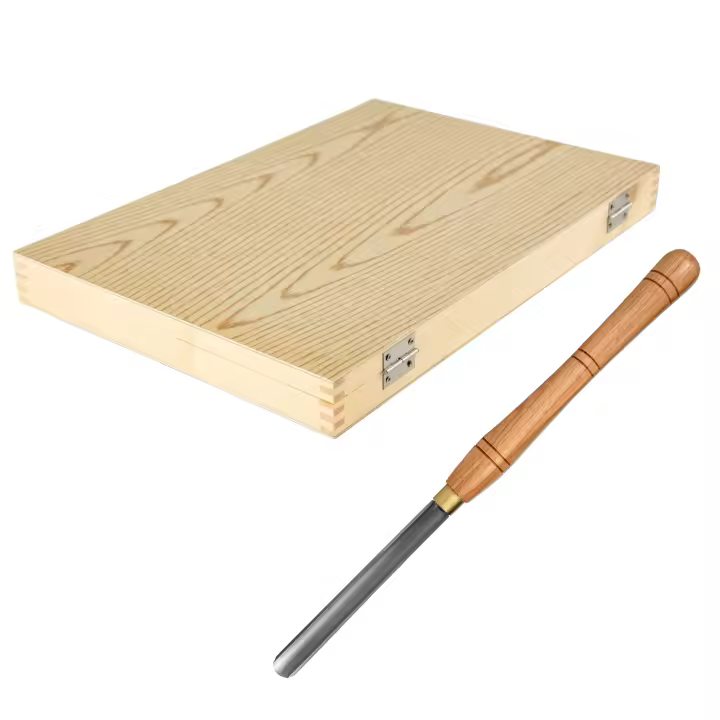 SucceBuy Juego de cinceles para torno de madera de 8 piezas - Cuchillas de acero HSS para torneado y tallado de madera - Incluye almacenamiento y un cincel gratis - Ideal para madera dura - Herramientas de precisión - 1