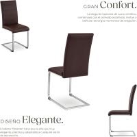 Juego de Sillas de Terciopelo Sillas de Comedor Ergonómicas Versátiles - details 87