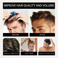 Estilo voluminoso con queratina para el cabello, flequillo sin lavado, peinado cómodo y controlado con aceite, polvo esponjoso - details 8