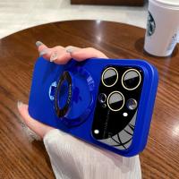 Funda de lujo con anillo de PC mate para iPhone 14, 13, 12, 11, 15 Pro Max Plus, soporte de teléfono con carga inalámbrica Magsafe, cubierta de cristal - details 13
