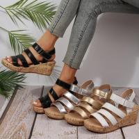 Sandalias de tacón de cuña de verano para mujer - details 4