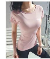 Alo yoga nuevo deporte camiseta mujeres verano yoga manga corta transpirable ropa de fitness speeddry running top de entrenamiento - details 7