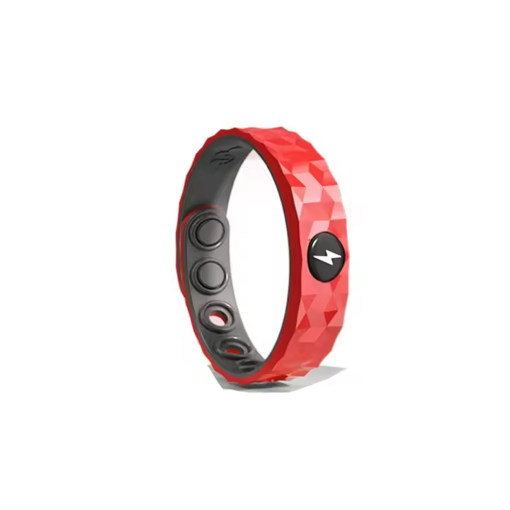 Pulsera antiestática ligera, correa de muñeca deportiva inalámbrica impermeable, pulsera de iones negativos de silicona ajustable para baloncesto - 1
