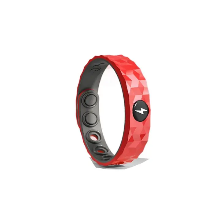Pulsera antiestática ligera, correa de muñeca deportiva inalámbrica impermeable, pulsera de iones negativos de silicona ajustable para baloncesto - 1