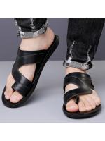 Nuevas Sandalias de Hombre de Cuero 2025 Resistentes al Desgaste, Antideslizantes, Transpirables Ligeros para la Playa - details 2