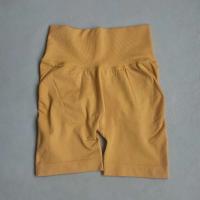 Yoga mujeres sin costuras gimnasio entrenamiento cintura alta Push Up Fiess deportes ciclismo pantalones cortos - details 14
