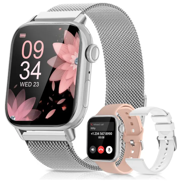Reloj inteligente Ultra 9 para mujer, serie NFC, BT, resistente al agua, pantalla de 2025 pulgadas, exquisitos regalos, esfera de reloj personalizada, 2,05 - 1