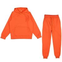 Chándal con capucha para hombre y mujer, conjunto deportivo de dos piezas, sudadera con capucha cálida de manga larga - details 5