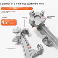Abrelatas de cubo de Metal para ahorro de trabajo, elevador de tapa de cubo de grado Industrial, llave de tapa de cubo de gran apertura, abrelatas de tapa de cubo de 5 galones - details 8