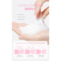 Sakura Gentle Soap Cleanser Control profundo del aceite Reducción de poros Pimienta negra Hidratación de la piel facial - details 5