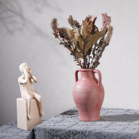Jarrón de cerámica estilo Wabi sabi, sentido de alta gama, flores secas, maceteros, tarros de cerámica, accesorios para el hogar, adornos del - details 7