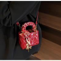 Bolso de Mano de Niche de Alta Gama Estilo Americano Mini Diana Bolso Nueva Moda Primavera-Verano2025 Bolsos y Organizadores de Maquillaje - details 16