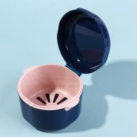 Caja de limpieza para cuidado bucal de doble capa, contenedor para protector bucal, estuche de almacenamiento Dental, estuche de baño para dentadura postiza - details 6
